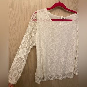 Aibrou Lace Top Size L
